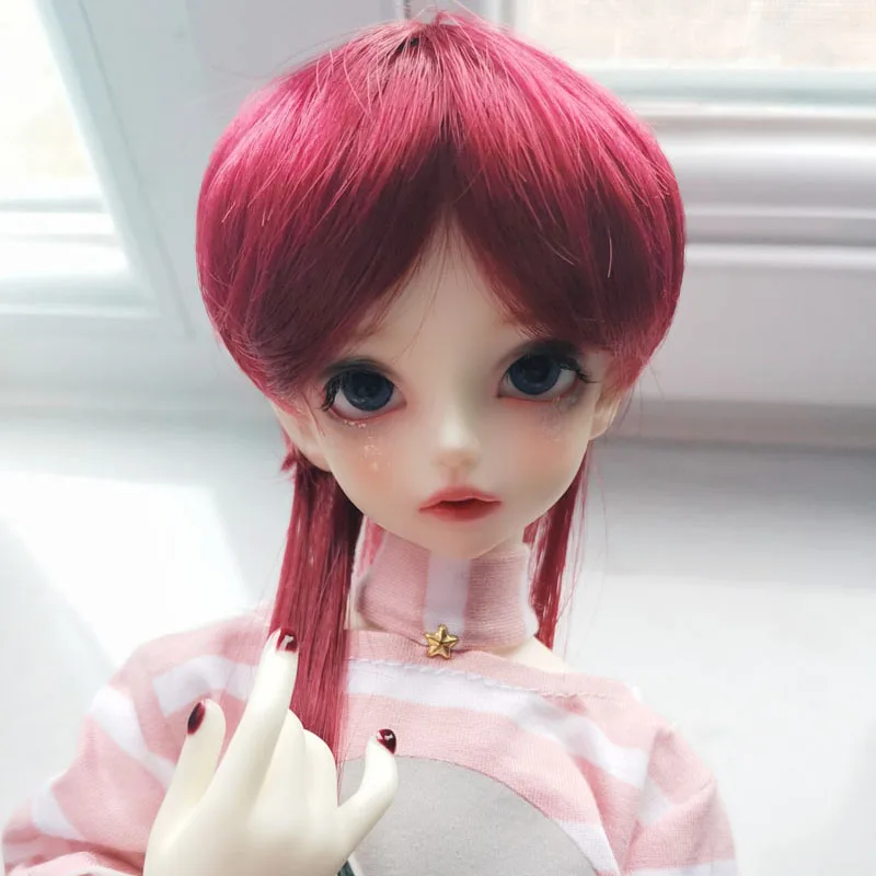 

2022 New Style 1/3 1/4 1/6 1/8 Lovely Style Hair High Temperature Wire BJD Wig For Toy Doll