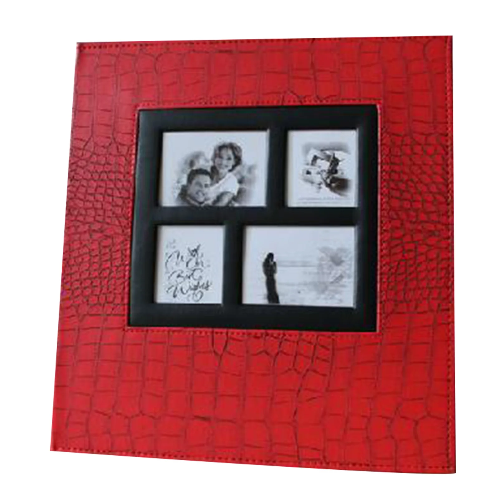 

PU Leather Photo Album Extra Large Capacity Wedding Family Photo Interstitial Album Gifts for Friends and Relatives DRSA889