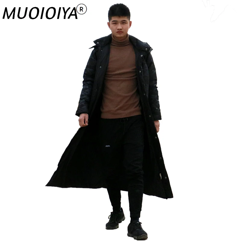 

Plus Size Winter Coat Male Fashion 90% Duck Down Jacket Men Hooded Thick Warm X-Long Man Fit Jackets Abrigos Hiver LW2348