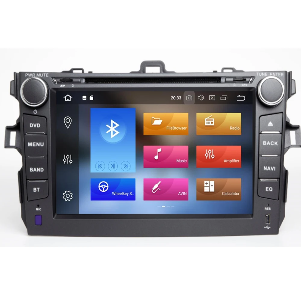 8 ips Car Android 9,0 DVD gps плеер для Toyota AURIS 2006 2007 2008 2009 2010 2011 система навигации транспортного средства Райдо BT Wi-Fi/4G карта DAB