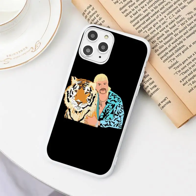 

Joe Exotic Cartoon Tiger King Phone Case Candy Color for iPhone 6 6S 7 8 11 12 XS X SE 2020 XR mini pro Plus MAX funda