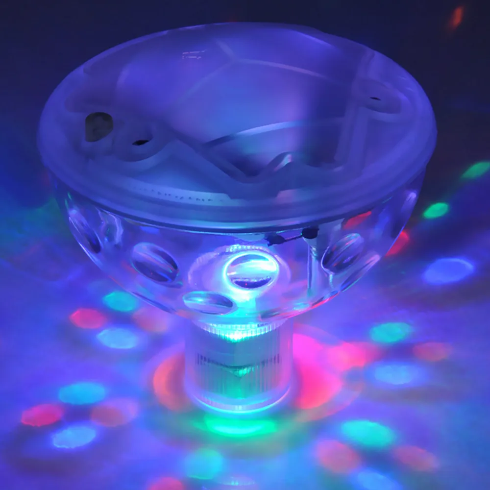 

Floating Underwater Light RGB Submersible LED Disco Light Glow Show Swimming Pool Hot Tub Spa Lamp Bath Light