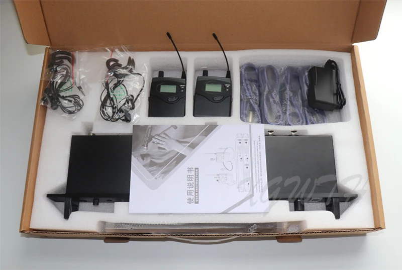 UHF в ухо монитор системы SR2050 сценическая производительность Двухканальный беспроводной монитор прослушивание наушников система возврата ушей