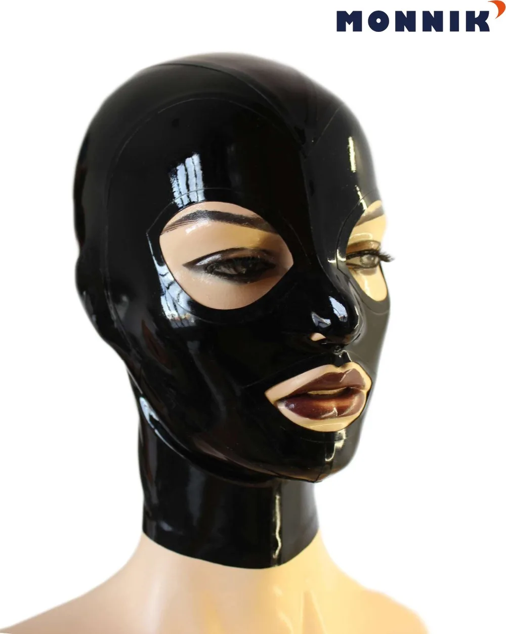 MONNIK латексная Реалистичная маска Открытый глаз и ноздри резиновая унисекс