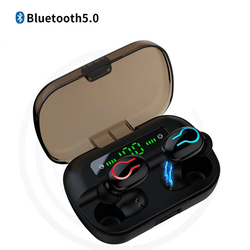 Bluetooth 5 0 наушники Q82 беспроводные TWS спортивные для бега гарнитура с громкой