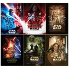 5D алмазная живопись сделай сам, персонажи из мультфильмов Звездные войны, художественная вышивка, полноразмерная вышивка крестиком, хобби, подарок, мозаика, украшение для дома