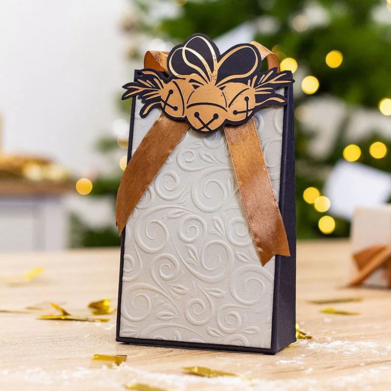 Колокольчик горячая фольга пластина металлическая высечка для скрапбукинга и