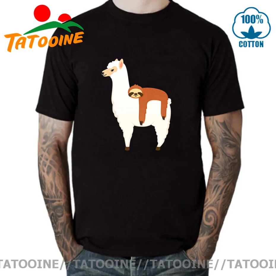 Забавная Ленивец Флэш футболка смешной дизайн ленивый Вождение на альпаке