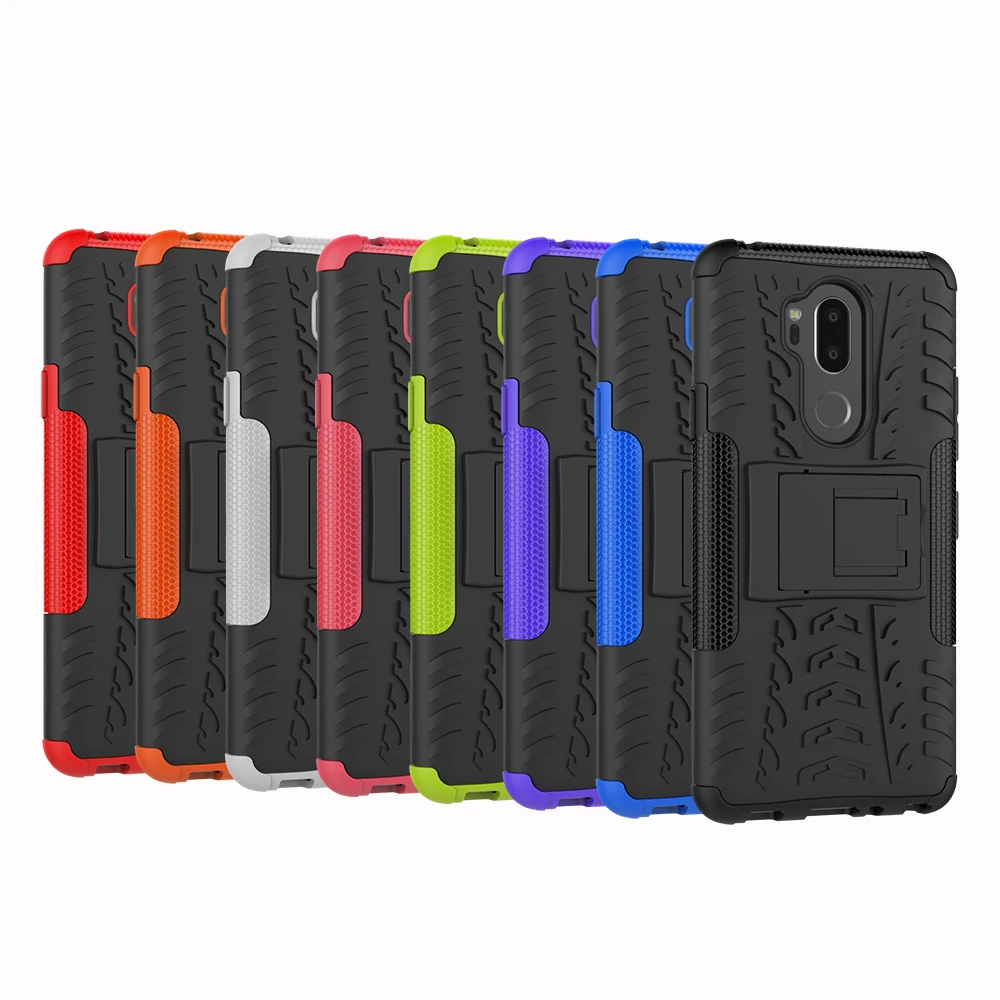 

Rubber Armor Phone Case for LG Q7 G7 Q Q60 stylus stylo 4 5 X Power 2 3 V40 G8 V50 K40 K50 K8 K9 K10 K12 ThinQ Plus 2018 Case