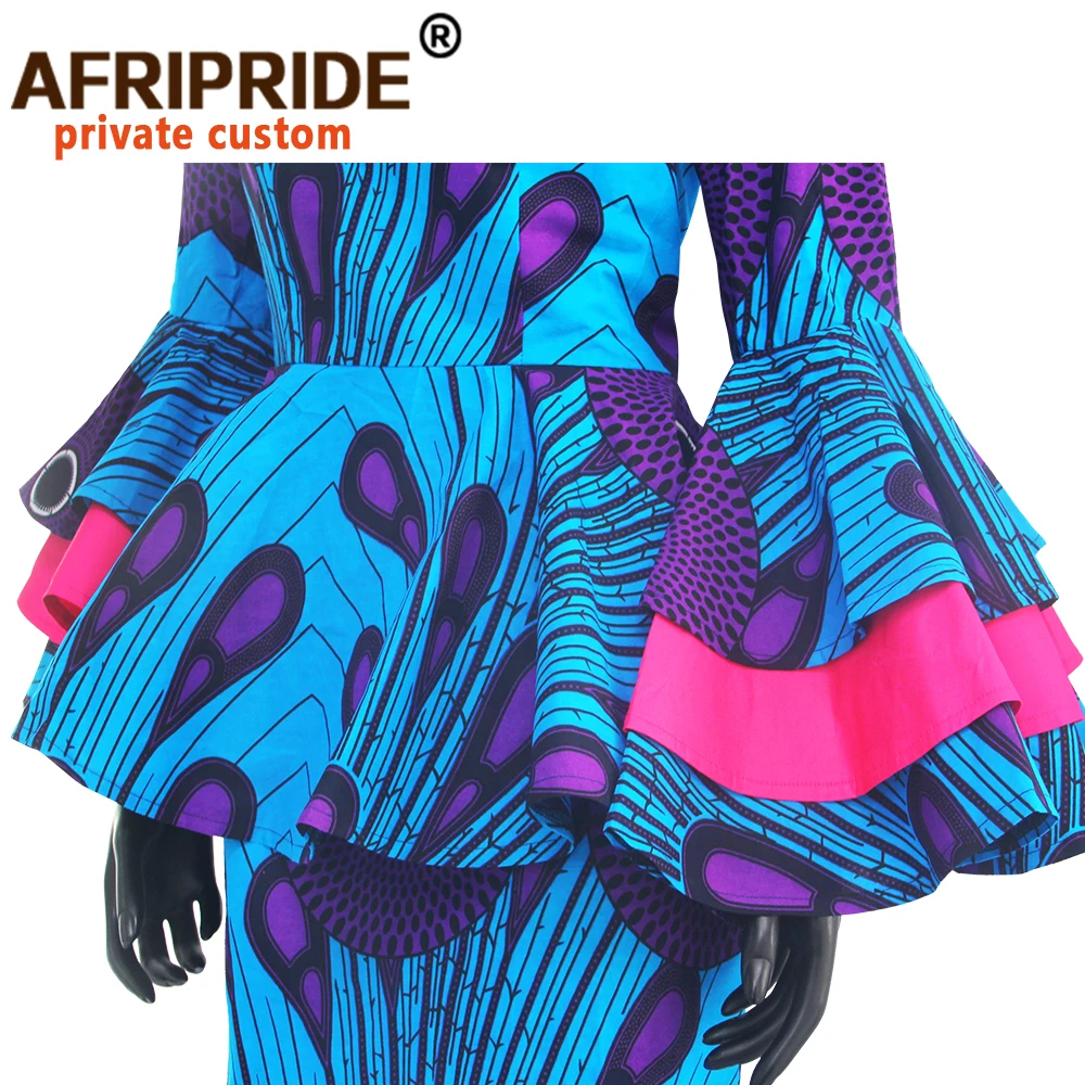 Африканские платья для женщин Afripride индивидуальное изготовление расклешенные