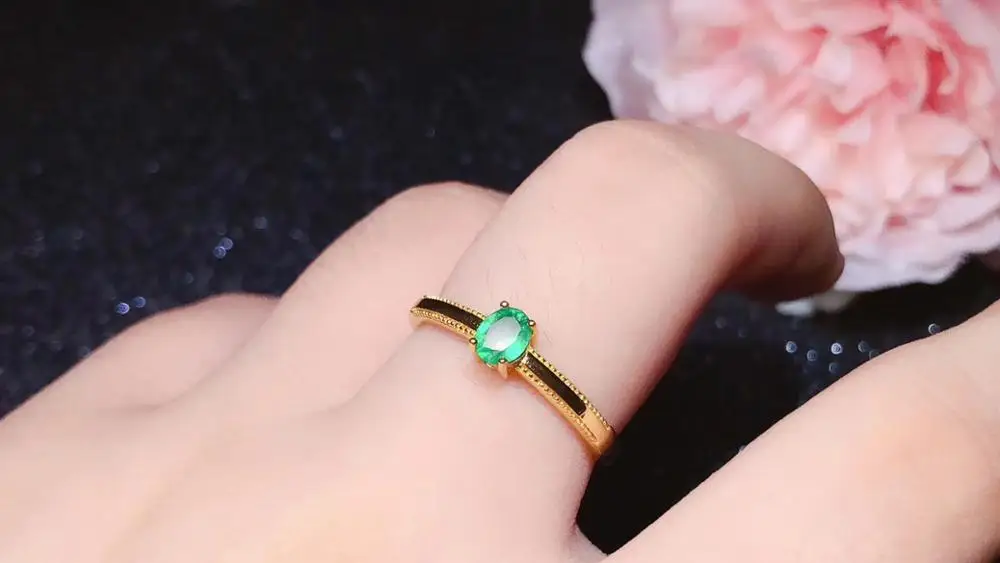 Юбилей лучший подарок натуральный изумруд комплект ювелирных изделий из