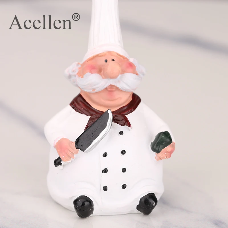 Фигурка шеф повара из смолы креативное украшение для ресторана дома и кухни бара