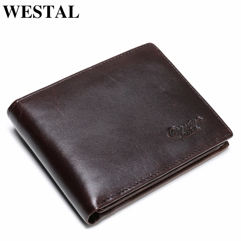 Кошелек WESTAL 8866 мужской из натуральной кожи | Багаж и сумки