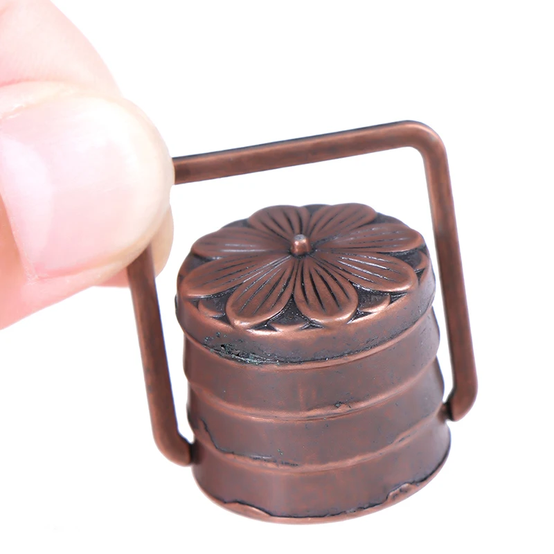 

Dollhouse Mini Basket Garden Retro Rice Basket Furniture Toys Decor 27*28mm