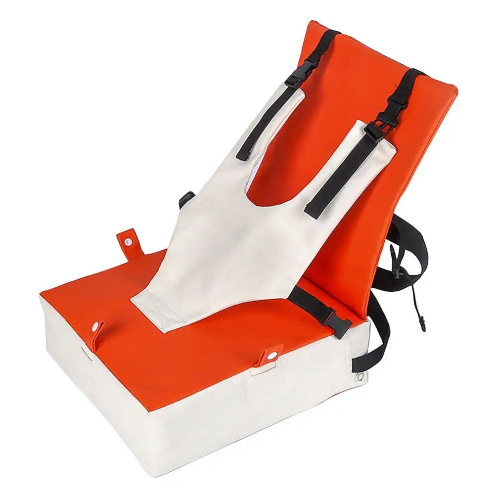 

Toddler Booster Seat For Easy Up Dining Double Straps Washable Portable Thick Chair Detachable Increasing Cushion For Baby Kids