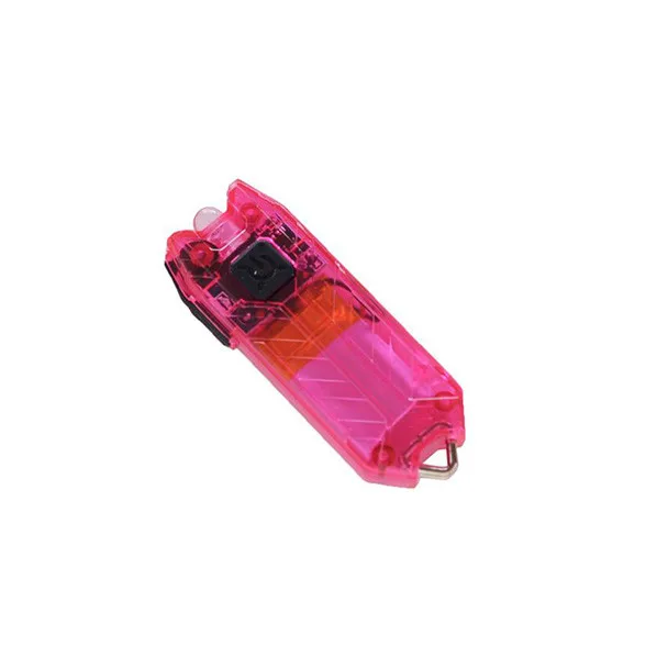 Светодиодный фонарик SKYWOLFEYE Мини светодиодный фонарик брелок трубка USB Перезаряжаемый брелок лампа фонарь-брелок 45LM 2 Modes9.9 - Испускаемый цвет: Red