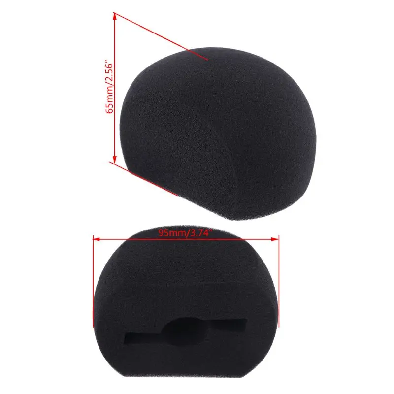 Foam Mic Wind Cover Furry Windscreen Muff for ZOOM H5 H6 Recorder Microphone images - 6