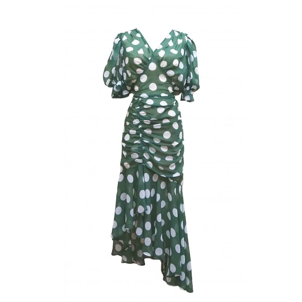 

Роскошный элегантный пастельных Vestidos обувь в стиле ретро; В стиле Харадзюку модные Украины зеленый размера плюс летнее платье женская обув...