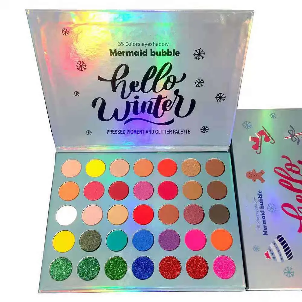 Новое поступление водостойкие стойкие тени для век 35 цветов макияж яркий цвет