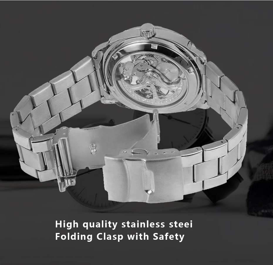 Часы наручные Forsining Мужские автоматические брендовые Роскошные