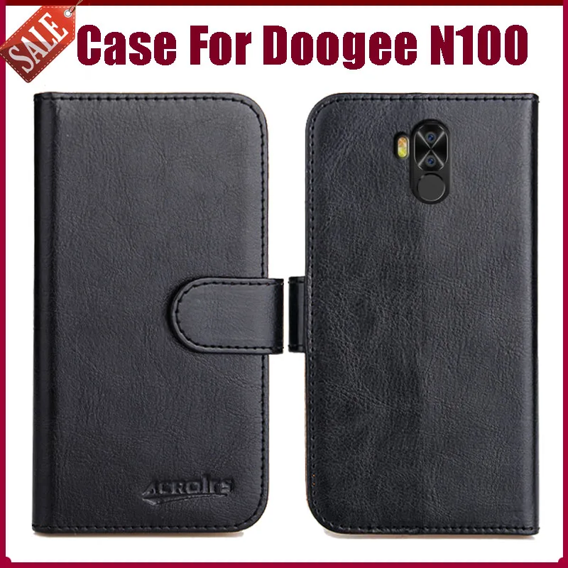 Лидер продаж! Чехол Doogee N100 5 99 дюйма 6 цветов флип-кошелек чехол для телефона с