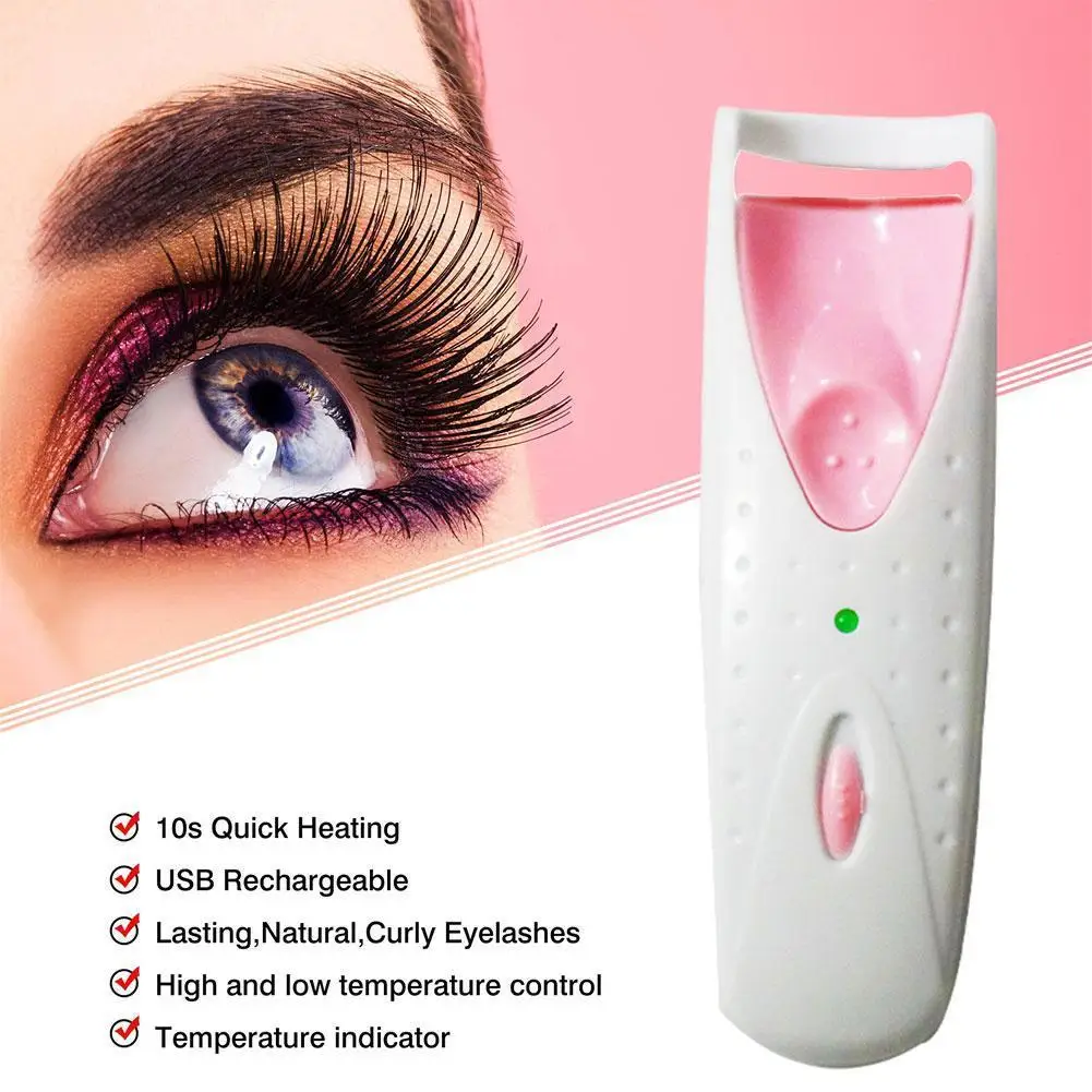 

Electric Eyelash Curling Device, Portable And Long-lasting Heating Eyelash Curling Device, 2 Colors Are Available