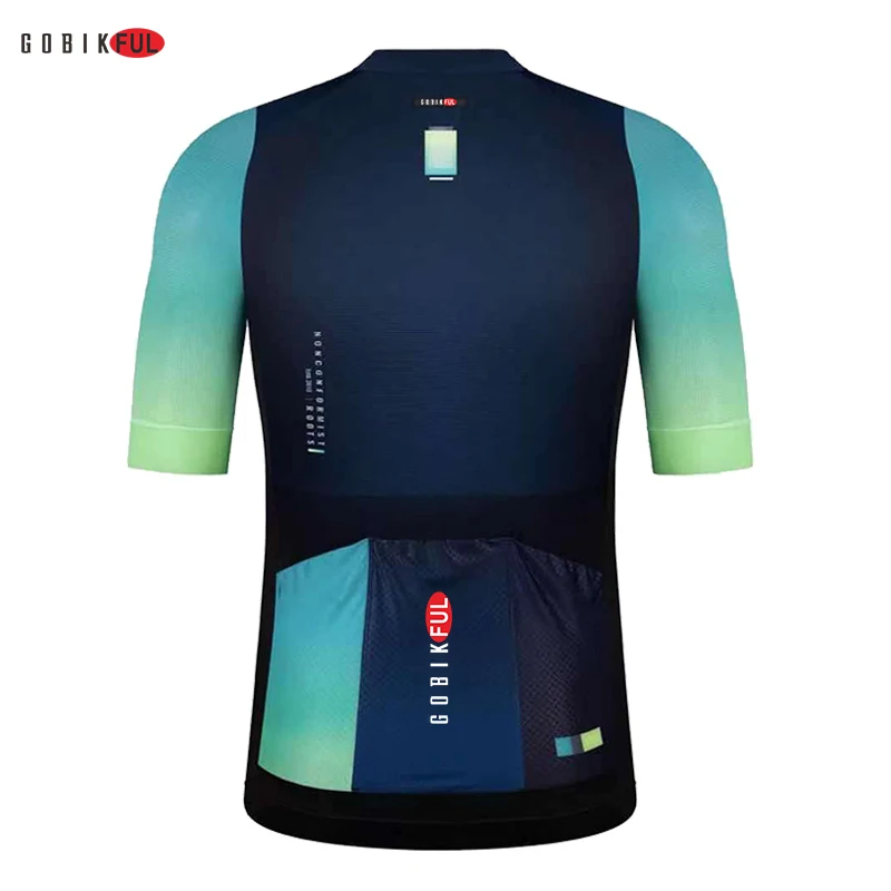 

pro team GOBIKFUL Cycling Jersey Set 2021 summer Bicycle Cycling Clothing Bike Clothes Men Mountain Sports bike Set Cycling Suit