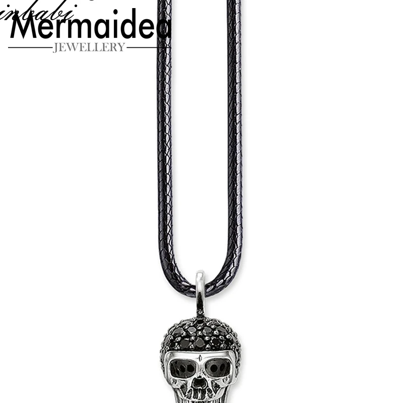 Necklace Skull Trendy Gift Women Men DIY Jewelry silver plated Fashion Wholesale | Украшения и аксессуары