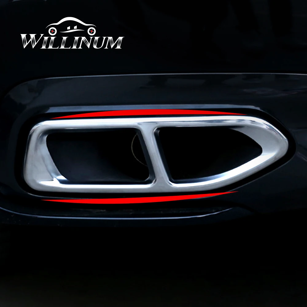 

Автомобильный глушитель выхлопной трубы, крышка на вентиляционное отверстие, отделка для BMW G11 G12 7 серии, выхлопная труба, задняя горловина, ...