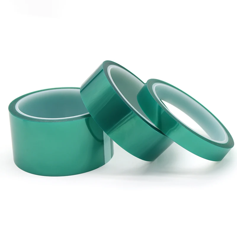 Термостойкая термостойкая зеленая лента Полиимид каптона ширина: 3-70 мм 80 100 ПЭТ -