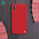 Текстурированный чехол NILLKIN для iPhone XS Max XR 11 12 Pro Max Mini, нейлоновая мягкая задняя крышка с краями для iPhone XSMax 11Pro 12ProMax 12Mini