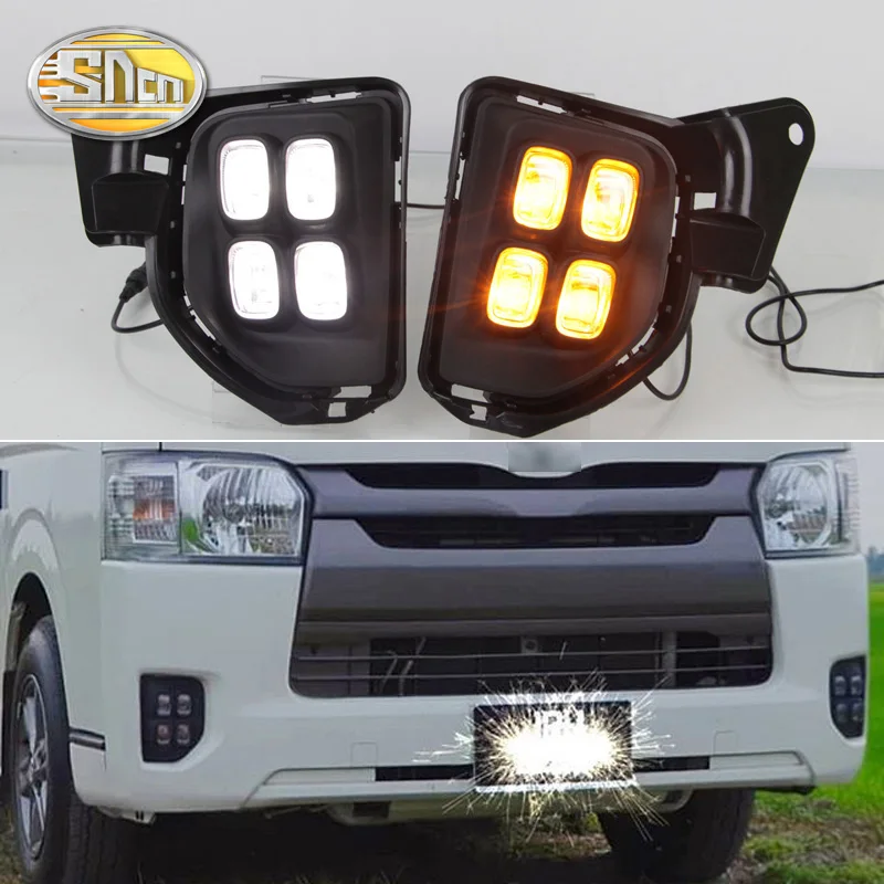 Для Toyota Hiace 2014 2015 2016 2017 2018 дневной ходовой светильник автомобильные аксессуары
