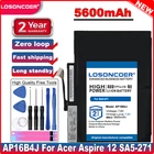 LOSONCOER 5600 мАч AP16B4J Высококачественный аккумулятор для ноутбука Acer Aspire Switch Alpha 12 SA5-271 батареи + Бесплатные инструменты