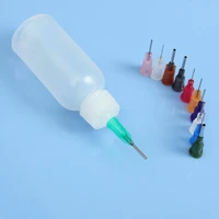 12510pcs 30ml rosin bottle dispenser for solder flux paste with needles tips
