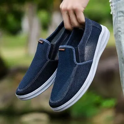 

new style 2021 fashion men breathable running shoes Black Grey mens fashion outdoors shoes