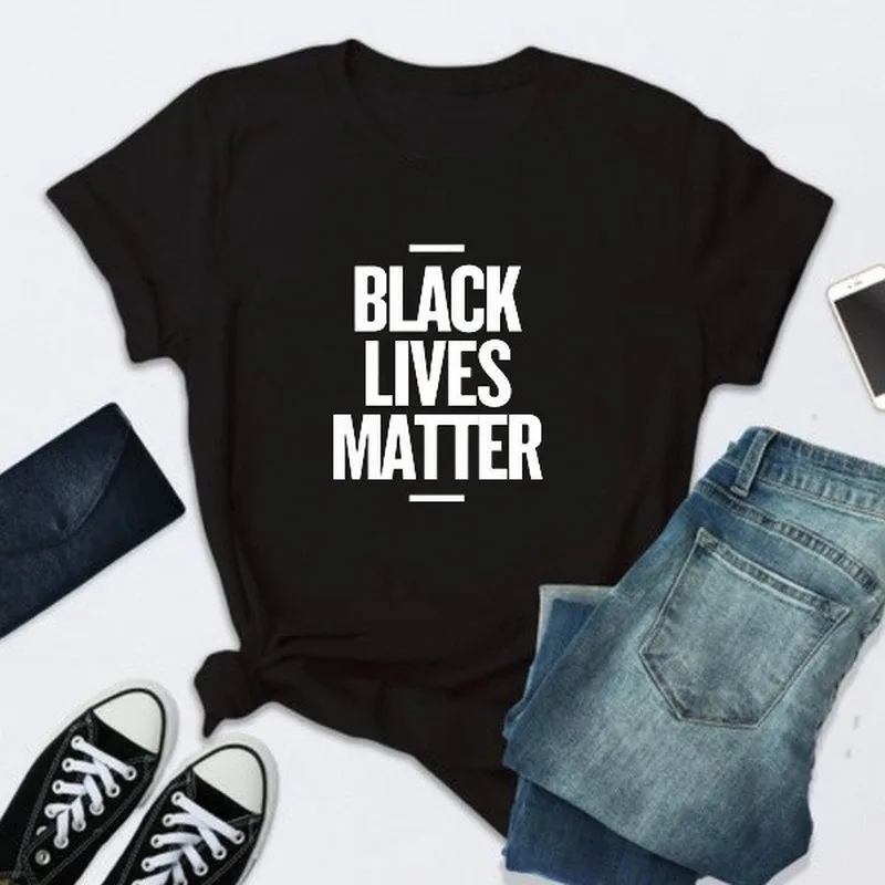 

Black Lives Matter Letter Print T Shirt Women Short Sleeve O Neck Loose Tshirt Summer Women Tee Shirt Tops Camisetas Mujer