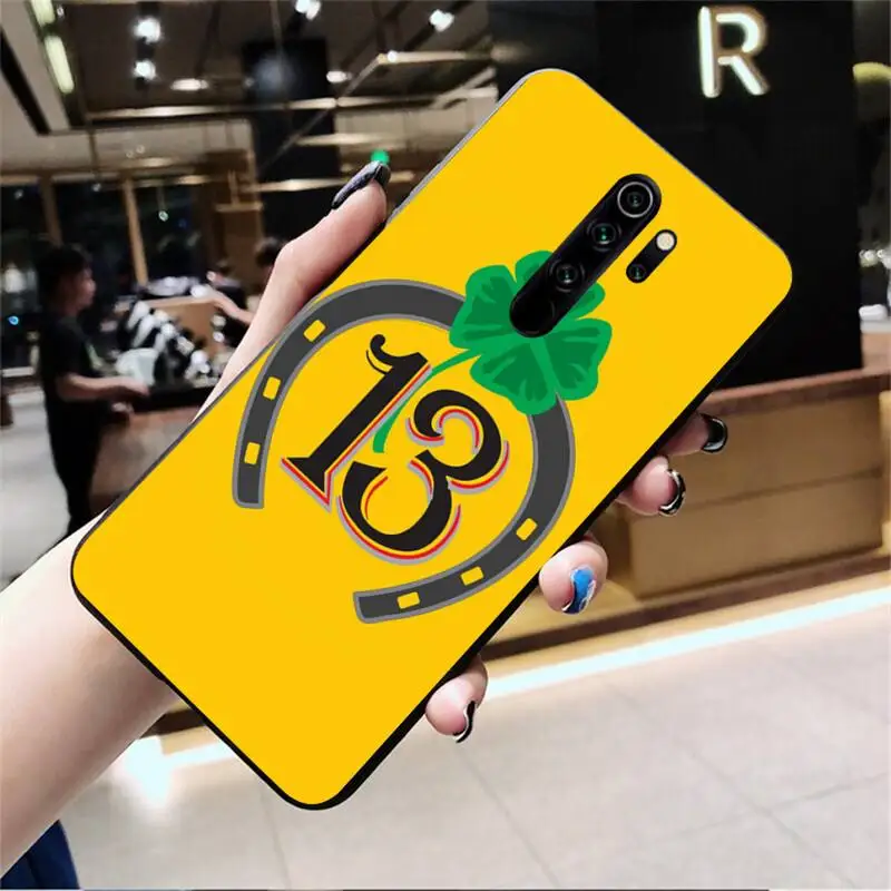 Чехол для телефона lucky number 13 чехол Redmi Note 9 8 8A 8T 7 6 6A 5 5A 4 4X 4A Go Pro | Мобильные телефоны
