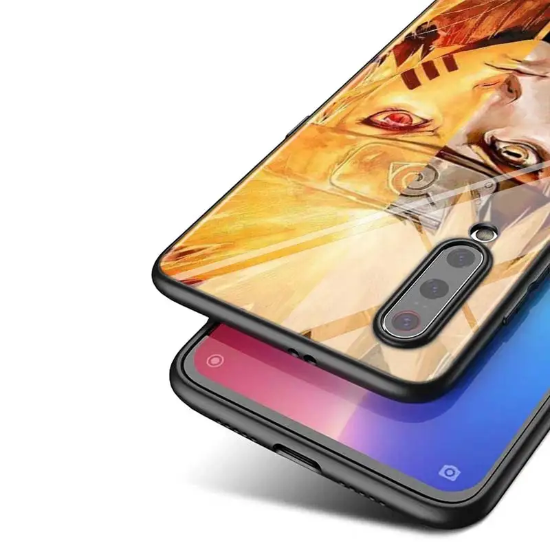 

Hokage Naruto Kakashi For Xiaomi Mi Note 10 Ultra 5G 9 SE 8 A3 A2 A1 Poco M2 Pro Play F1 Lite 5G Bright Black Phone Case