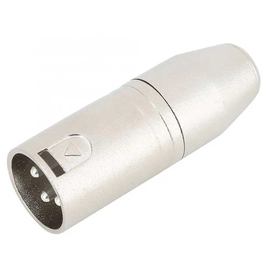 Медный мини адаптер XLR 3pin с золотым покрытием 2 шт.|Коннекторы и разъёмы| |