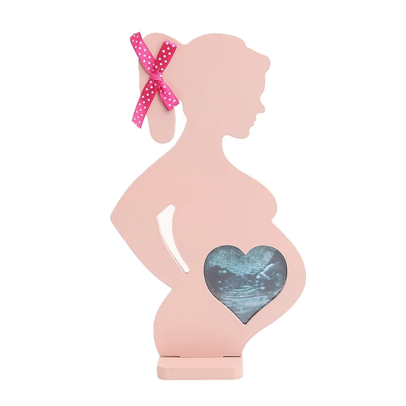 Прямая поставка деревянная фоторамка для беременных женщин мама Свадебная