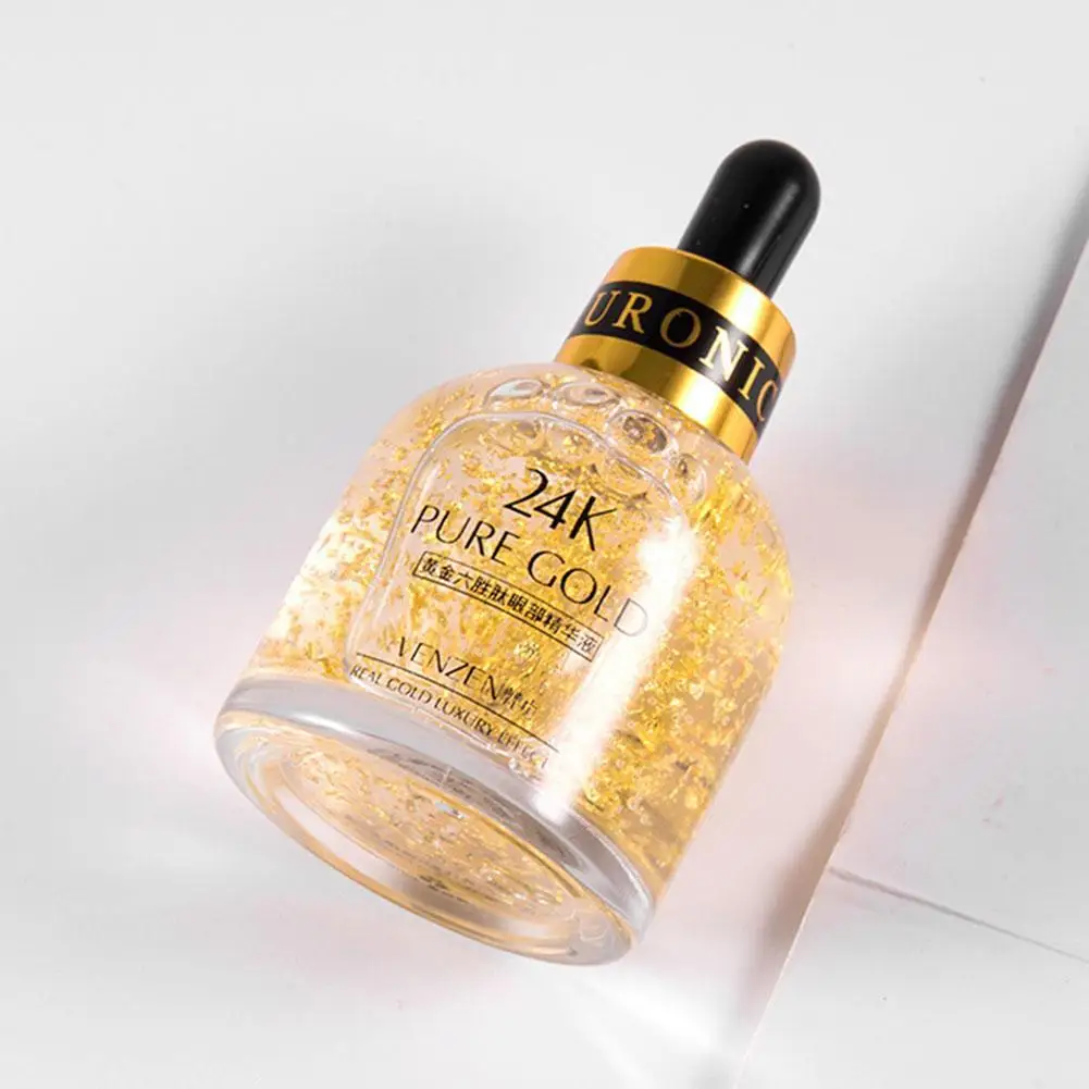 

Moisturizing Essence Anti-aging Six Peptide 24k Gold Skin Skin Face Soft Serum Firming Serum Care K8T0