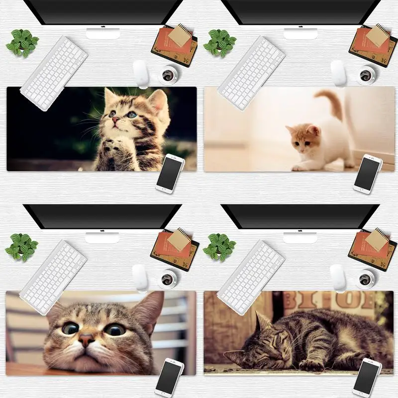 

cat cute animal pet Durable Rubber Mouse Mat Pad Desk Table Protect Game Office Work Mouse Mat pad