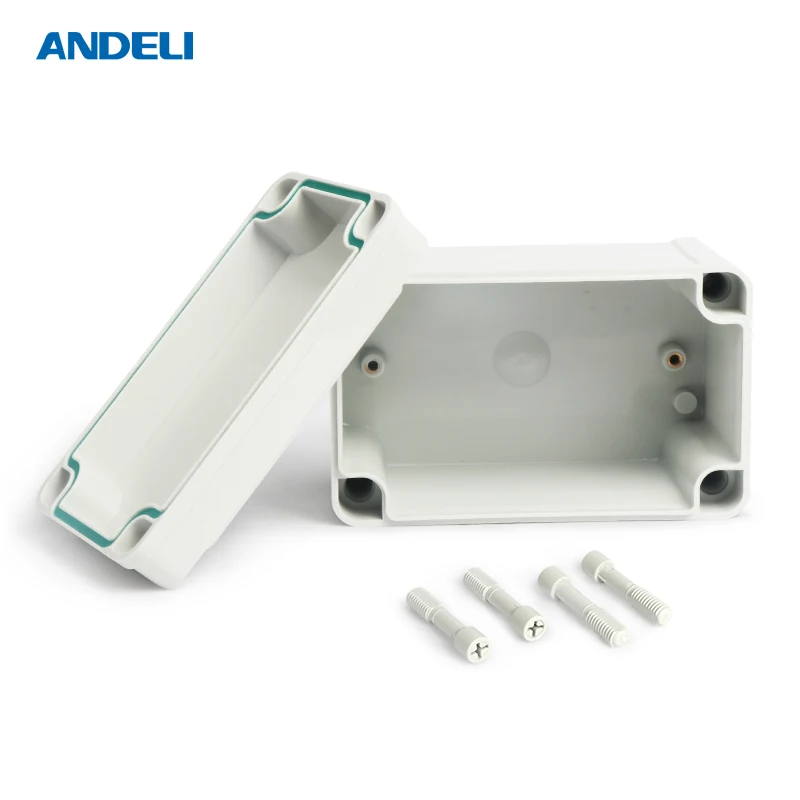 ANDELI ABS пластик IP67 водонепроницаемый распределительная коробка DIY наружная электрическая Соединительная коробка