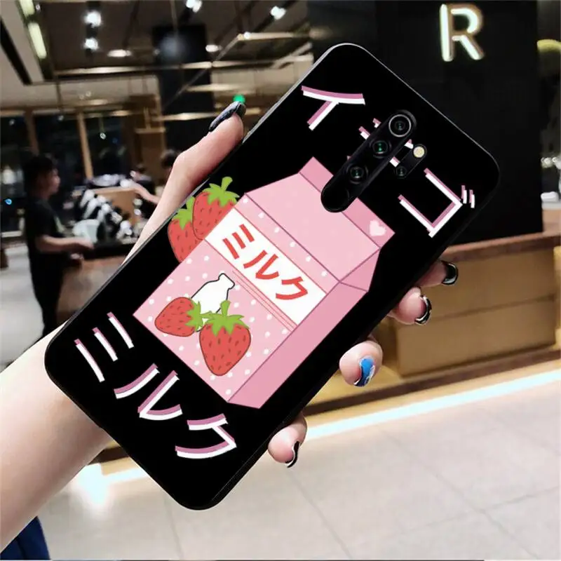 CUTEWANAN милый кот молоко Coque Shell чехол для телефона Redmi Note 8 8A 8T 7 6 6A 5 5A 4 4X 4A Go Pro|Бамперы|