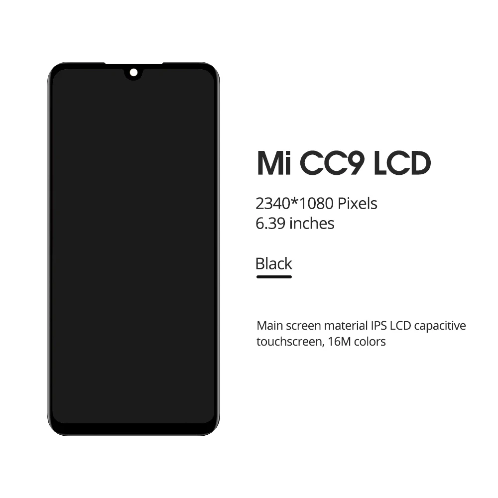 6 39 &quotсупер AMOLED для Xiaomi Mi CC9 ЖК экран сенсорный панель дигитайзер Замена 9 Lite