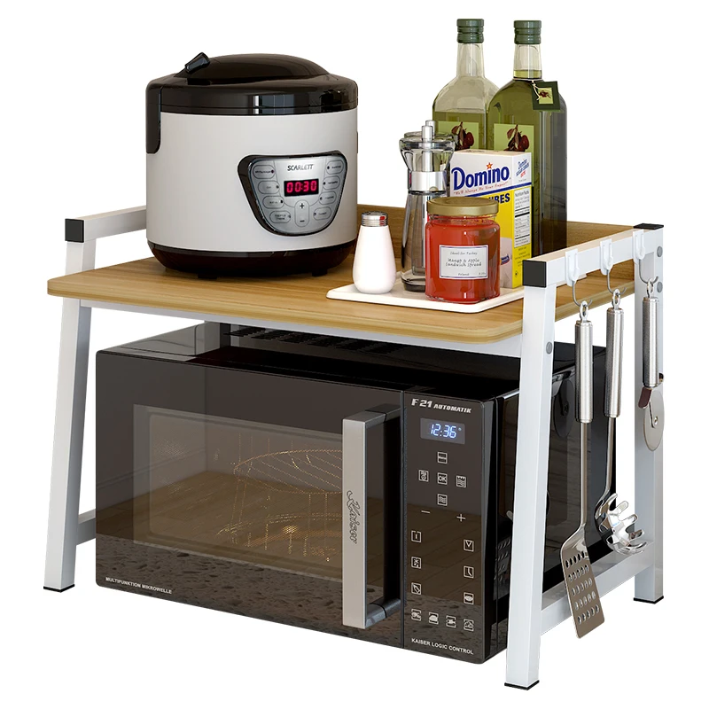 Кухонная полка для микроволновой печи кухонная напольный слой еще 2 приправы