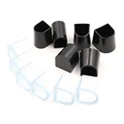 1 пара, обувь для латинских танцев, прозрачные чехлы для обуви, защита для обуви, жесткое ношение, высокий каблук, свадебные протекторы, 3 размера