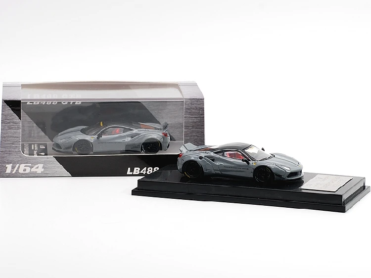 CM модель 1: 64 LB производительность 488 GTB серый литье под давлением модель автомобиля