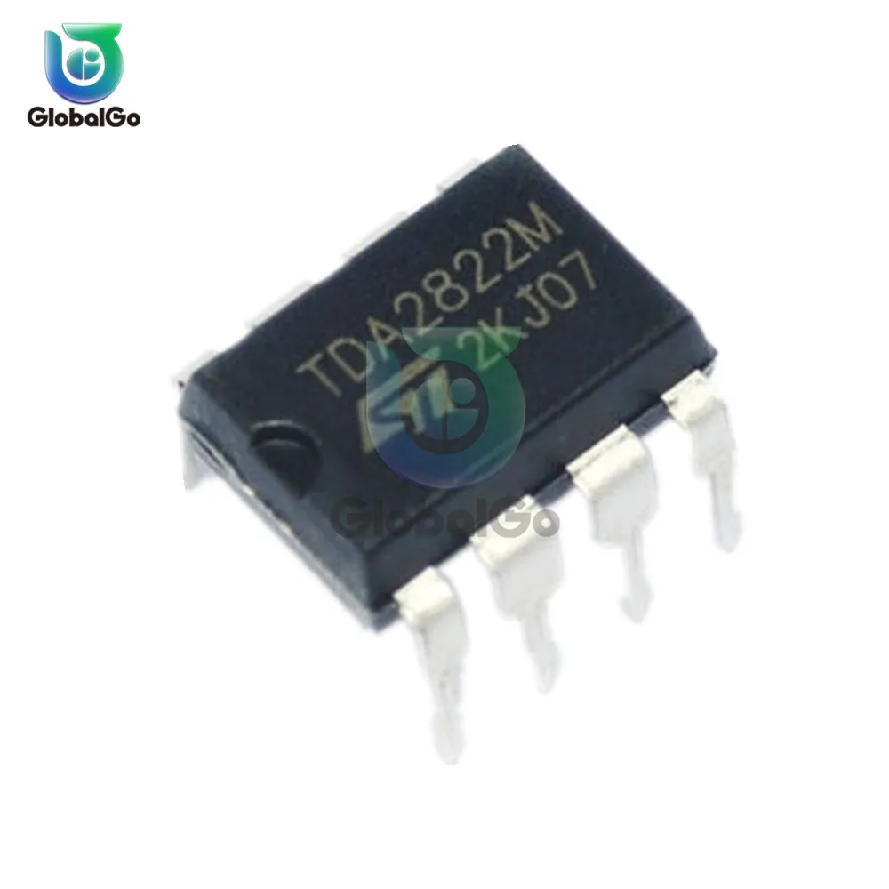10pcs TDA2822M TDA2822 TDA2822M Плата усилителя DC 1,8-12 В 2,0 Канал Стерео мини AUX аудио усилитель модуль AMP 50K Ом DIP8 TDA2822 - Цвет: 10pcs TDA2822M
