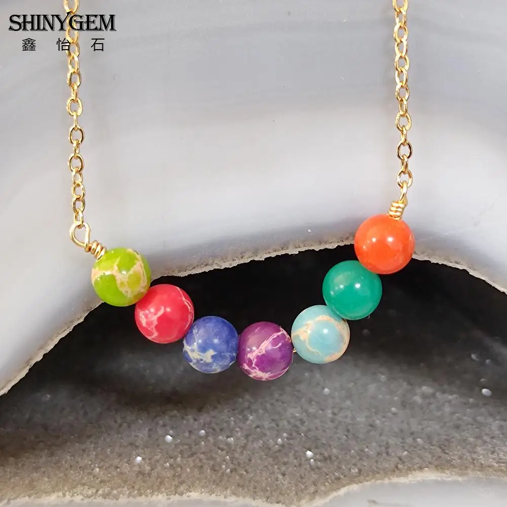 Блестящий Драгоценный Камень ручной работы позолоченный провод обернутый